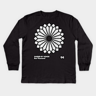 GBV Bee Thousand / Minimal Graphic Design Tribute Kids Long Sleeve T-Shirt